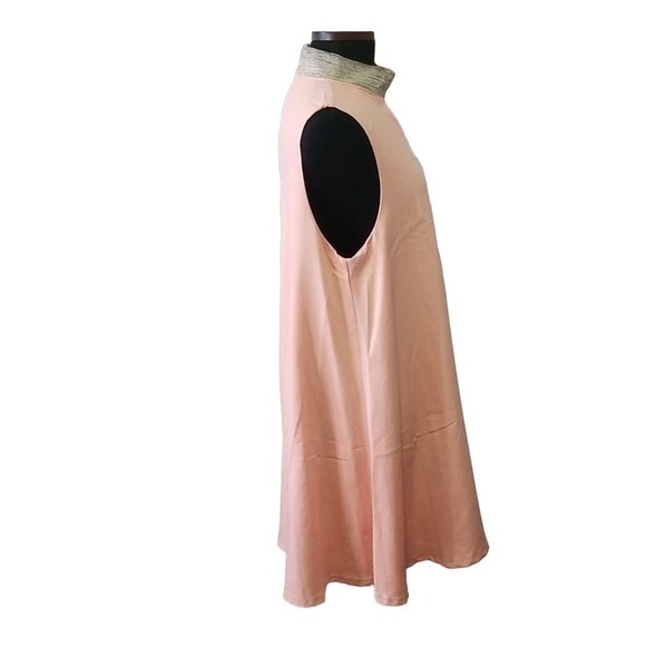 Nassau Girl Orange Dress with Jewelled Neck size  Small - Picture 3 of 9